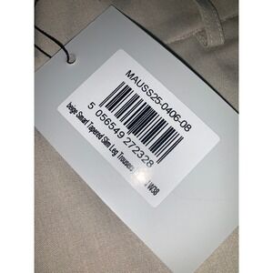 Mauvais Smart Tapered Slim Leg Trousers Sand Beige Mens 38 NWT Stretch